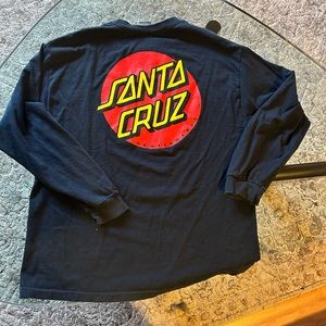 Long sleeve Santa Cruz tshirt